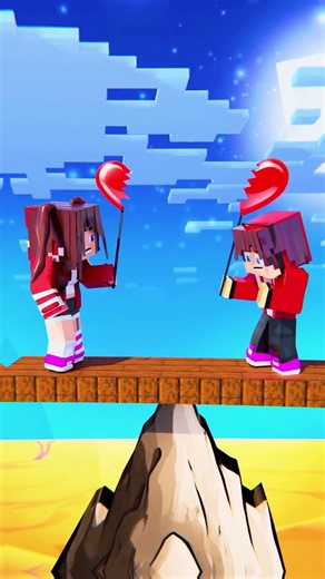 JJ & GIRL Love Challenge 🤩 MAIZEN Minecraft #minecraft