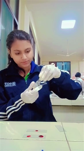 ABO Blood group test#bloodgrouping #blood #pathology #youtubeshorts #shortsfeed #youtube #education