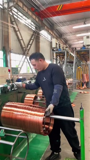 Copper wire ruling and tying technique