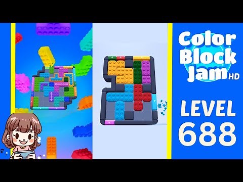 Color Block Jam Level 688 Solution Walkthrough