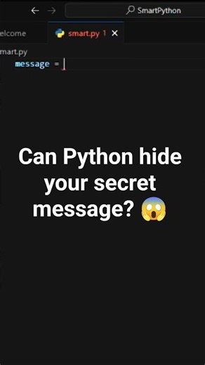 Secret Message Encoder in Python 🔐🔥 #shorts #coding #python