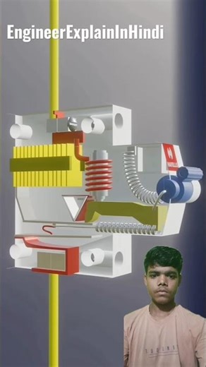 How Does MCB (Miniature Circuit Breaker #trending #3danimation