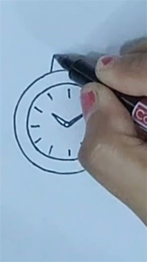 drawing wrist watch for kids 😁 #shorts #easylearning #drawingideas #artandcraft