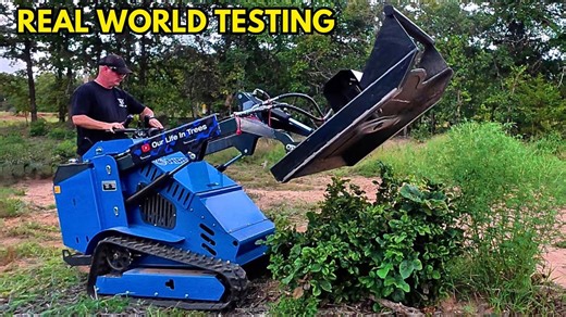 How well does the Rippa diesel mini skid steer perform?