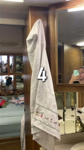 So many towels in the camper