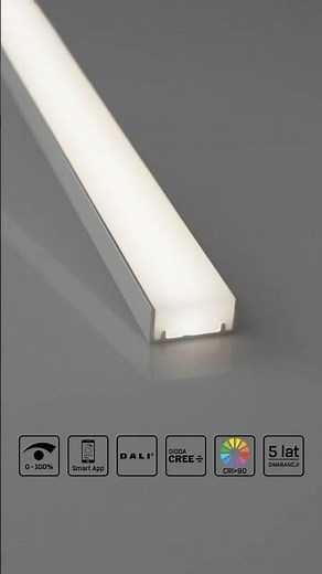 Gotowa oprawa LED hermetyczna IP68 IK08 łazienkowa zoomLED® AQU srebrna