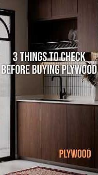 3 Things to Know Before Buy Plywood || Grid Interiors