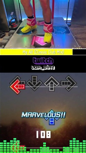 My All by Mariah Carey | #ddr #dancedancerevolution #stepmania #itgmania #shorts