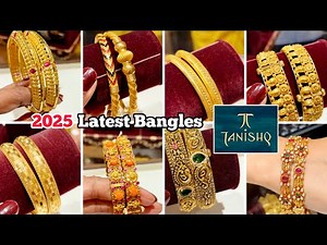 Tanishq 💞Lightweight Wedding Bangles / Stunning Gold Bangles for Brides | Tanishq 22kt gold Bangles