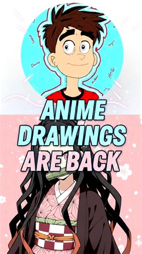 Nezuko from demon slayer drawing 🎨 #short