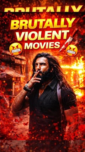 Top 10 Brutally Violent Indian Movies Of All Time 🔥🤯 #shorts