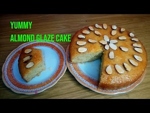 Almond glaze cake || original recipe || khadija's food secrets