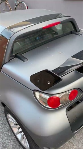 Smart roadster batman edition ?? #automobile #edit #smartroadster