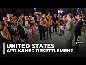 Trump administration welcomes 59 white South Africans as refugees to the US