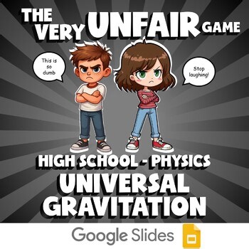 Universal Gravitation VERY UNFAIR GAME - No Prep Physics Science Review Activity