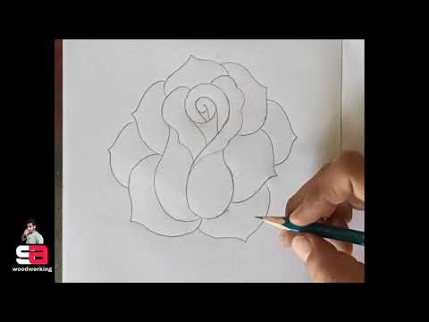 #drawing how to draw a rose step by step gulab ka phool ki drawing kaise banaye