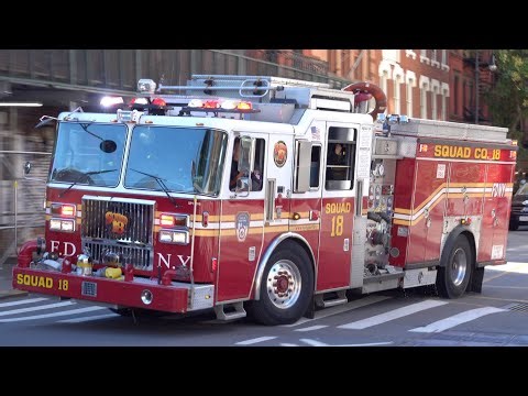 FDNY Squad 18 & NYPD 4785 Responding