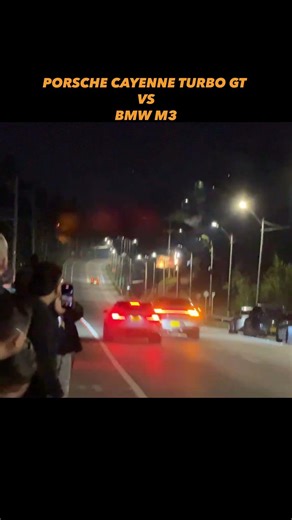PORSCHE CAYENNE TURBO GT VS BMW M3 #automobile #carculturecolombia#porsche #bmw #dragrace