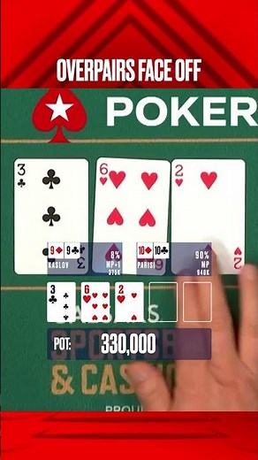 OVERPAIRS face off 🤩 #WSOP #Poker