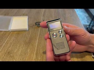 Review of Digital Voice Recorder 16GB Voice Recorder with Playback for Lectures - USB Rechargeable