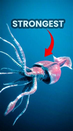 “Are These the Scariest Squids Ever Discovered? 🦑”#shorts #ocean #facts #fish #viral #prehistoric