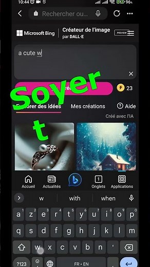 Comment générer des images avec IA : Bing Image Creator