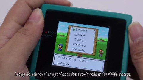 Drop in 2.45" Highlight KIT for GBC IPS LCD Mod Kits Replacement 2.45" Easy Installation OSD Screen For Gameboy Color,NO SOLDER Need,Fits Original Shell (With Black Screen Lens)