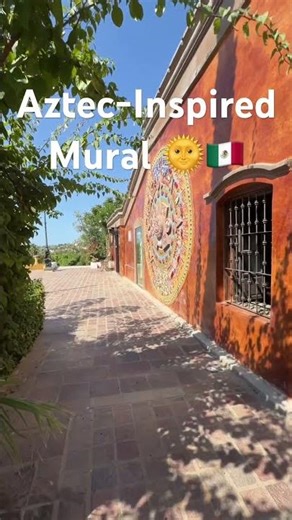 Todos Santos’ Aztec Calendar Mural: A Cultural Treasure 🌞🇲🇽