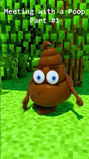 Meeting with a Poop || Part 1 - Minecraft Animation #minecraftanimation