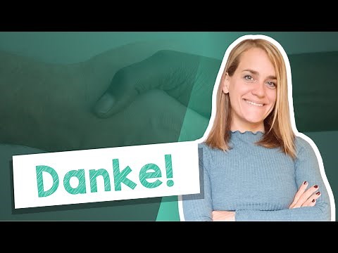 How to Say "Thank you" in German - A1 [with Jenny]