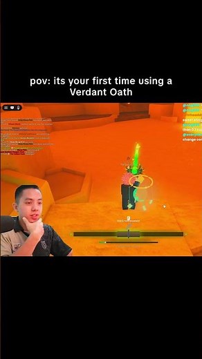 First Time Using a Verdant Oath #roblox #fisch #shorts