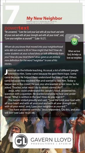 Q1 L7 | JUNIOR POWERPOINTS | Memory Verse | Powertext | #gracelink #sabbathschoollesson