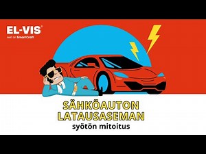 Sähköauton latausaseman syötön mitoitus | EL-VIS Kaapelinmitoitus
