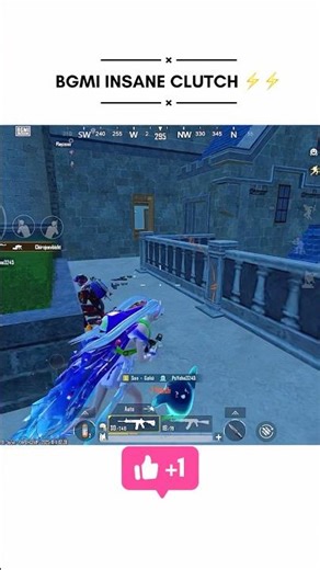 BGMI INSANE CLUTCH⚡️⚡️#shorts #bgmi