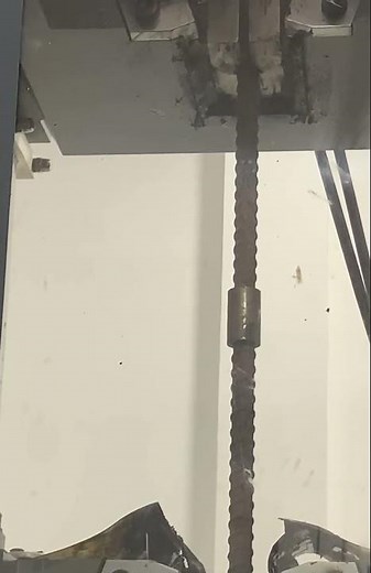 Rebar tensile strength testing | coupler connection testing #laboratory #construction #test #site