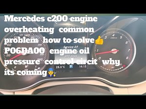 P06DA00 engine oil pressure control circuit how to solve & engine overheating problem 🧑‍🔧🧑‍🔧