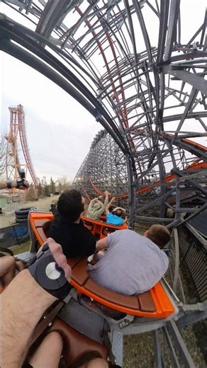 INSANE Wicked Cyclone Roller Coaster! | #shorts