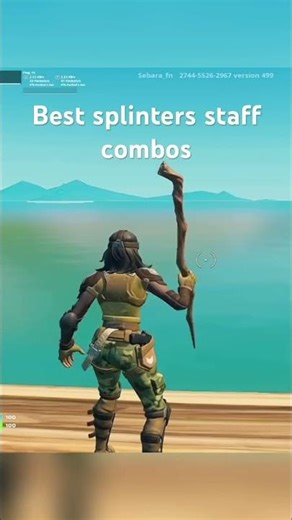 Best splinter staff combo #fortniteclips #shorts #fortnite #foryou