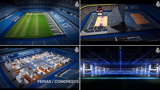 This is how the new Bernabeu's spectacular retractable pitch system works
