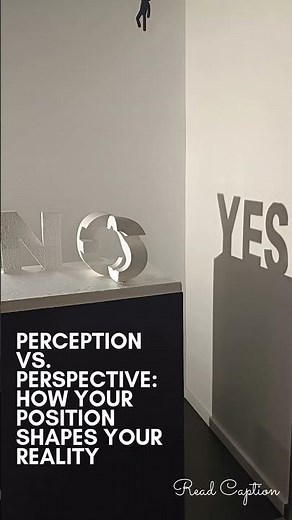 Perception vs. Perspective: How Your Position Shapes Your Reality