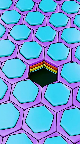 Endless Hexagon Layers ⬡✨