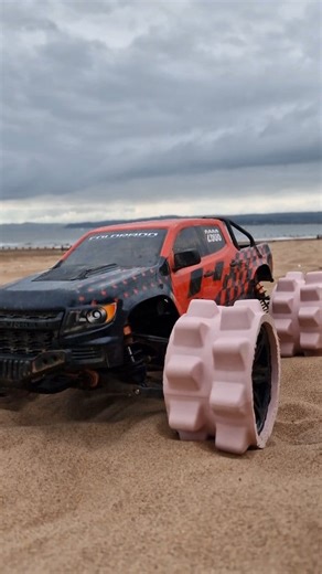 Sand fun with the FMS fmt10 #rccars #beach #said #uk #rccars #rccar #rc #reels #fun | Hobby Queen
