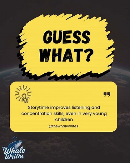 Storytime improves listening and concentration skills