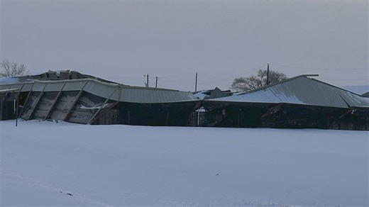 No injuries reported in Whitesboro barn roof collapse during winter storm
