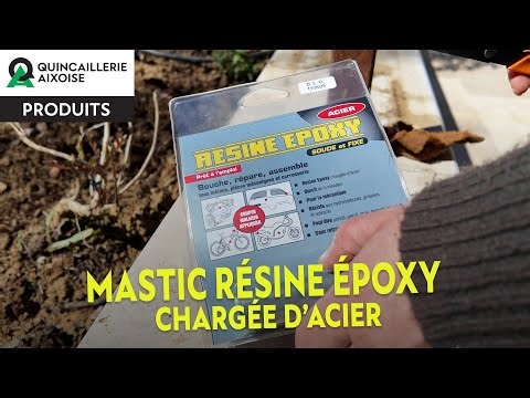 Mastic résine époxy acier réparation