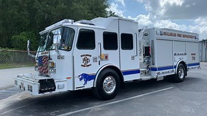 The Bullhead City Fire Department chose five E-ONE Typhoon Pumpers to update its current fleet, with each featuring an eMAX 1500 gpm pump, foam system, full-height compartments with built-in tool box and swing out tool board, 28" bumper extension with dual crosslay and more. This truck was featured during the Rev Group Truck Expo. Register at ww.revtruckexpo to see the live Q&A featuring industry experts and more. #EONEstrength #firetrucks #HR100 #REVTruckExpo | E-ONE Fire Trucks (Official Site)