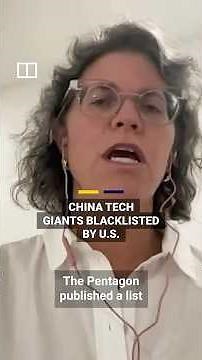China tech giants blacklisted by US