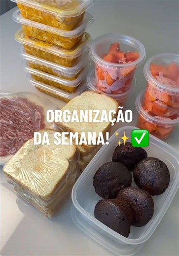 organização e sucesso andam lado a lado no processo de emagrecimento! 🤍🥗✨ #emagrecimento #vidasaudavel