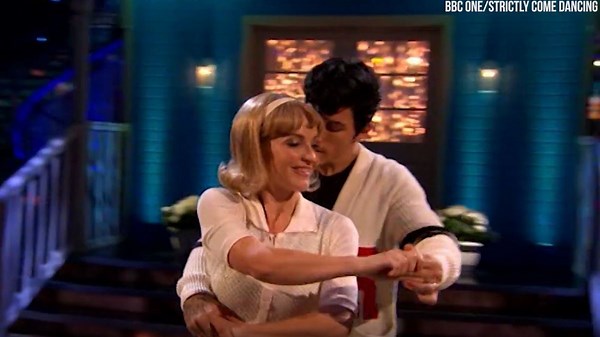 Gemma Atkinson's response after seeing Gorka's romantic waltz