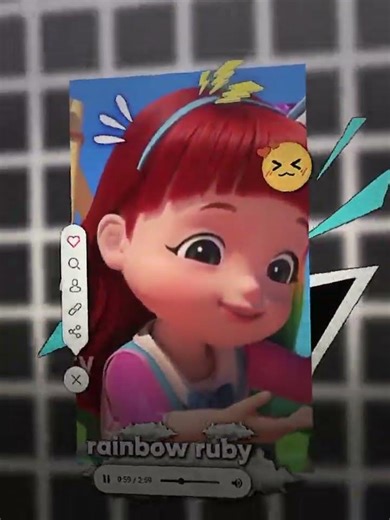 jj 3 d rainbow ruby #rainbowruby #edit #shorts